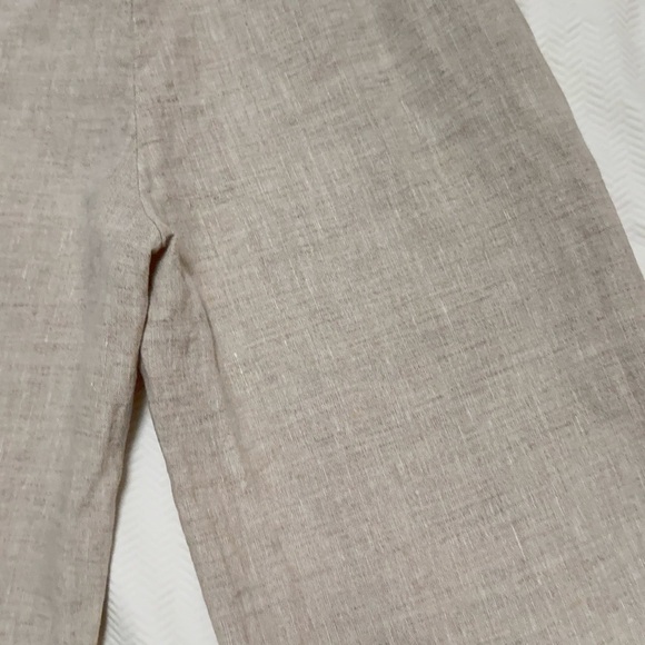 & Other Stories Sand Color LINEN Pants in sz 4 - Picture 3 of 9